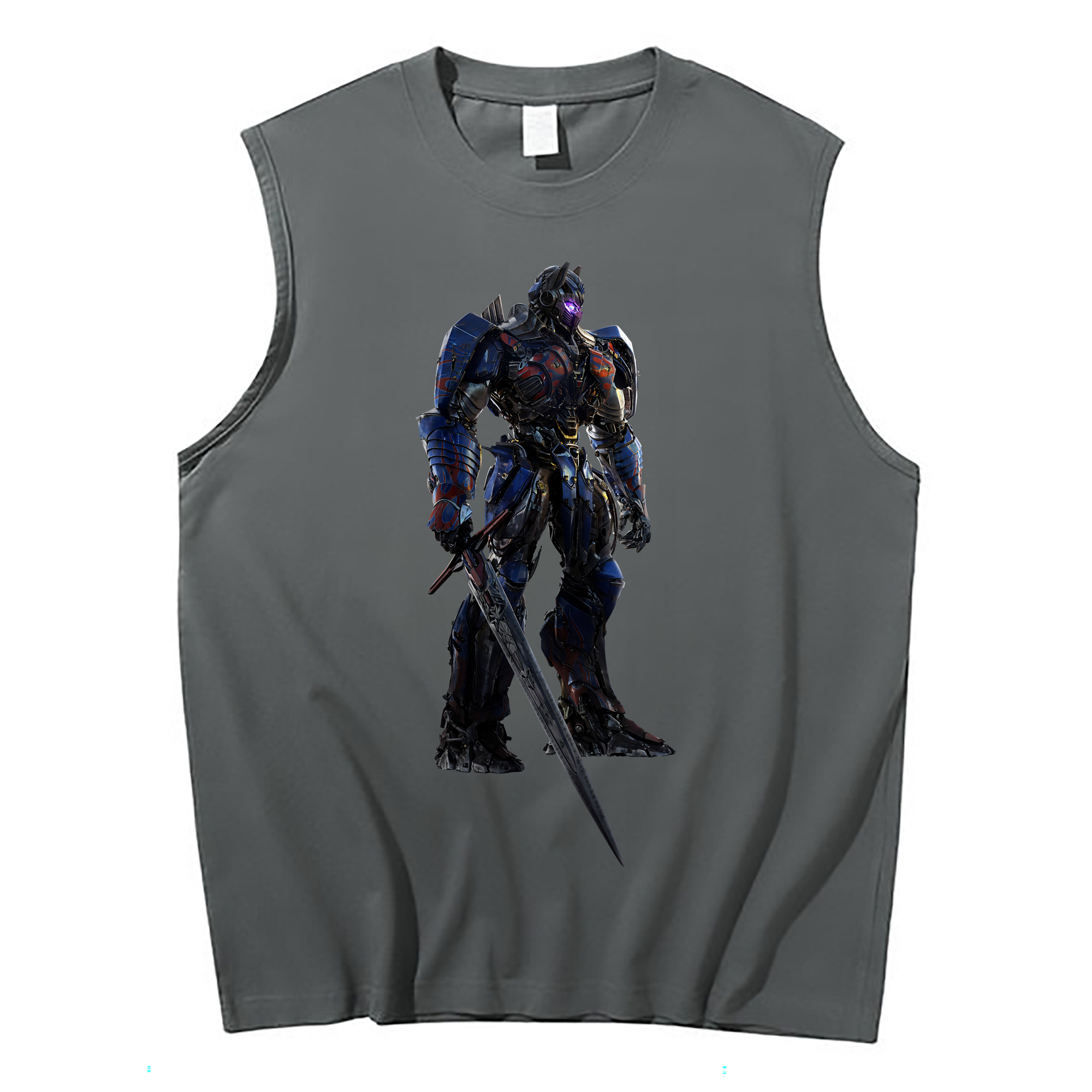 （画像用） Transformers トランスフォーマー コットン100％タンクトップ（フロントプリント）
